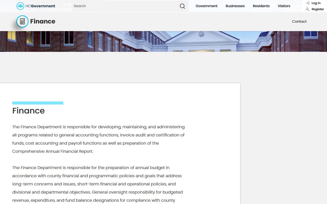 Horry County government resources for Carolina Forest released inmates