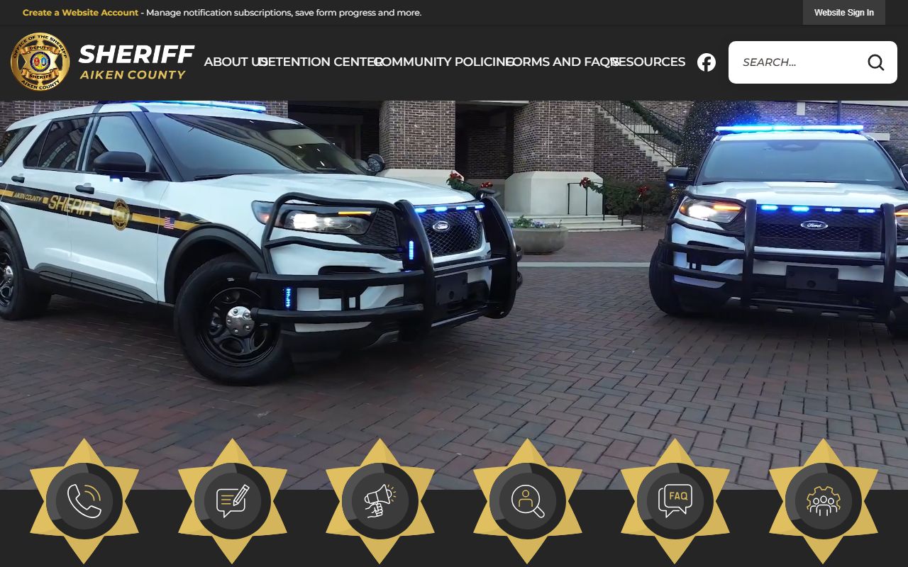 Aiken County Sheriff's Office released inmates online search