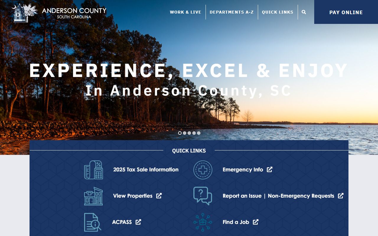Anderson County government website released inmates public records