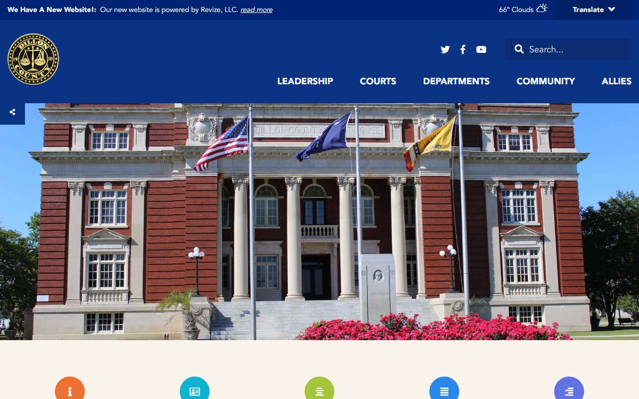 Dillon County released inmates county government website