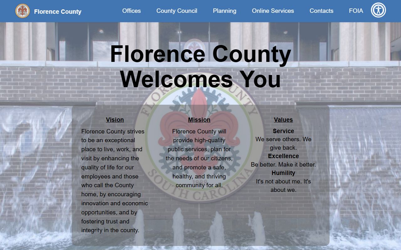 Florence County government released inmates detention records