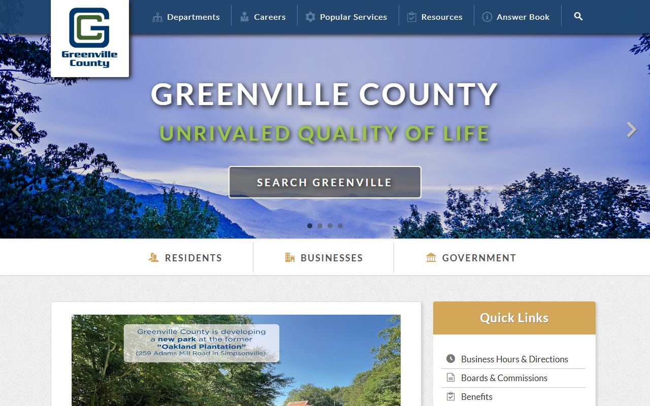 Greenville County government released inmates public records