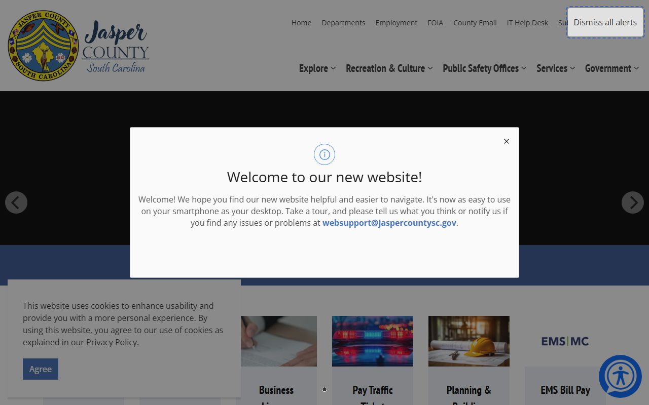 Jasper County released inmates county government website