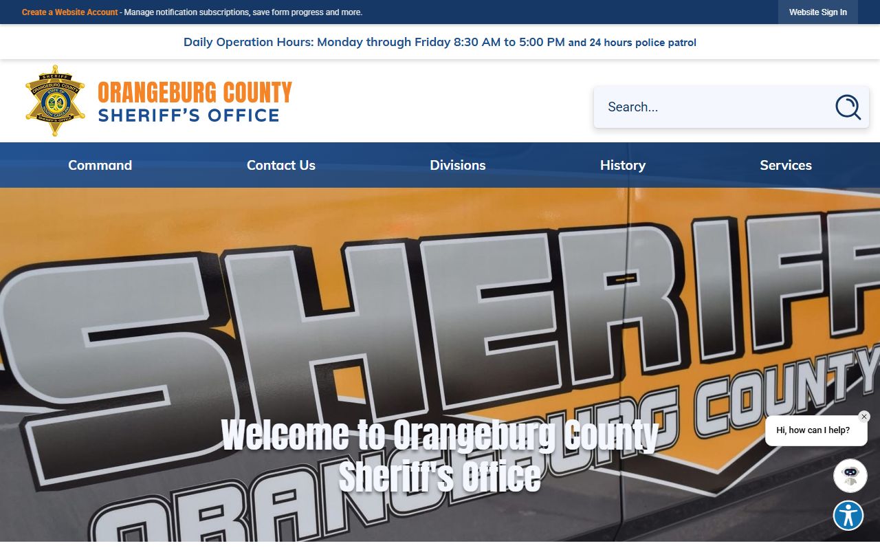 Orangeburg County released inmates sheriff's office